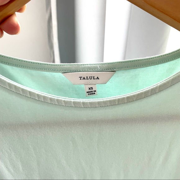 ARITZIA | Talula Mini Dress | Mesh Peekaboo Sides | Baby Blue | Size XS - Picture 6 of 6